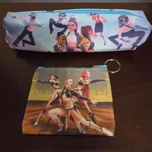 K Pop Demon Hunters Vinyl Pencil Case and Coin Purse/Pouch